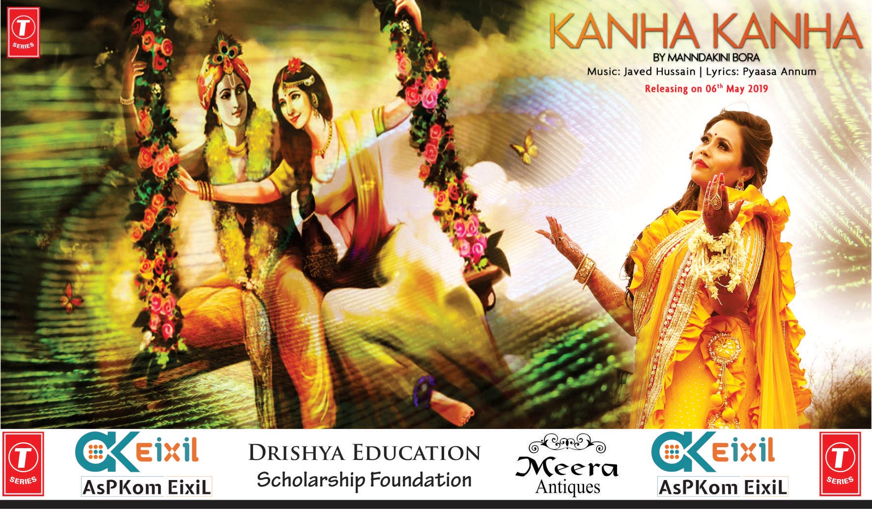 Manndakini Bora, Kanha Kanha, Bhakti Sagar, TSeries, Drishya Education, Meera Antiques